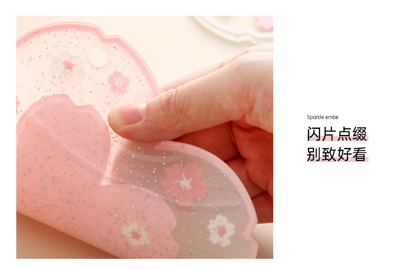 包邮ins创意樱花隔热垫亚马逊pvc杯垫防烫垫锅垫餐垫软胶盘垫碗垫详情12