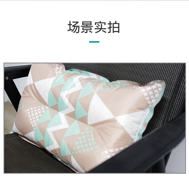 Inflatable ethnic-style printed pillows, sleeping pillows, car travel pillows, backrest pillows, outdoor leisure camping storage air pillows pic 16