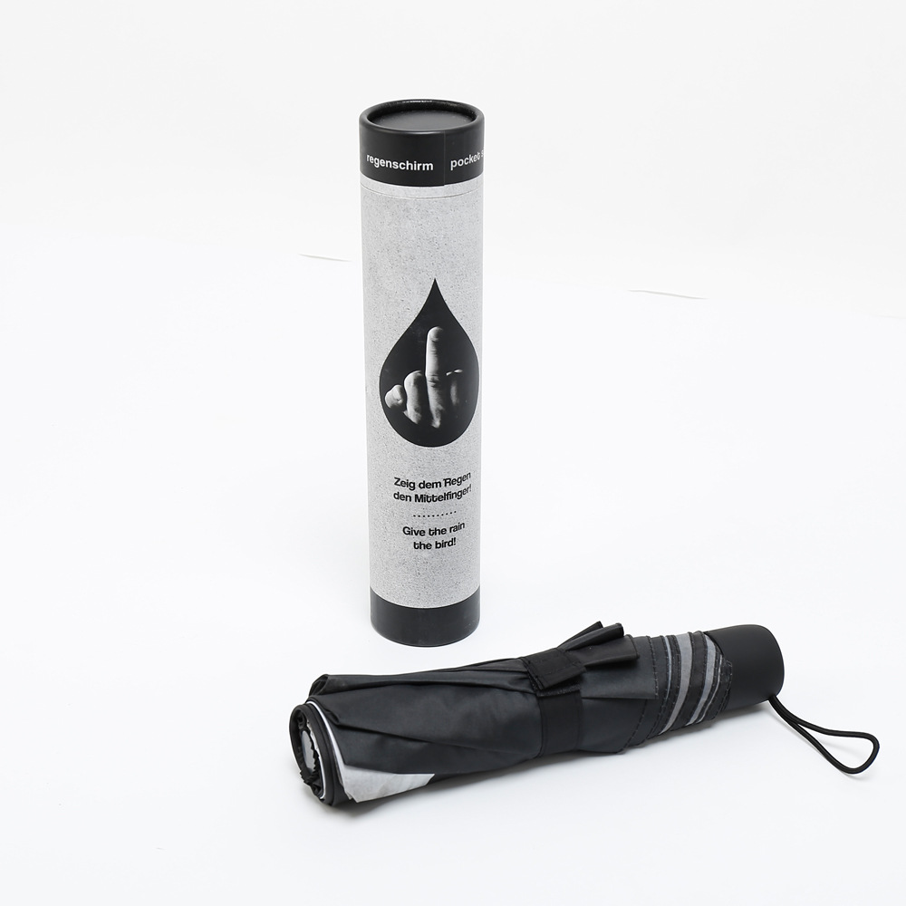 跨境亚马逊热销竖中指伞创意个性全自动三折伞搞怪鄙视学生折叠伞详情12