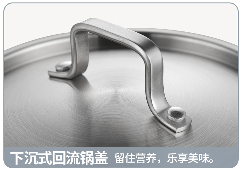 Taiban 304 stainless steel milk pot steamer, thickened five-layer steel, 14/16/18cm small pot, non-sticky for complementary food and noodles pic 22