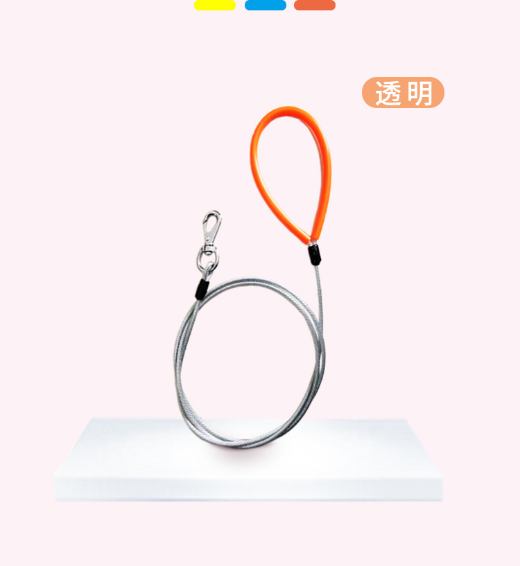 防咬狗链牵引绳钢丝狗绳宠物用品宠物防咬绳亚马逊多规格现货详情8
