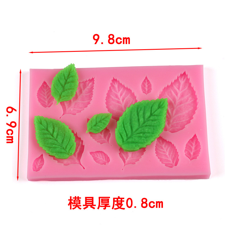 4寸圆形蛋糕香薰蜡烛diy西点烘培小清新风仿甜品蜡烛制作硅胶模具详情13