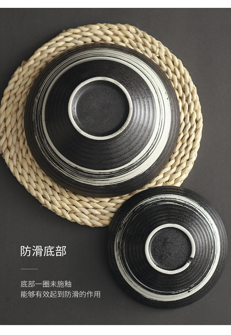 Ramen bowl, Japanese bowl, tableware, noodle bowl, ceramic bowl, commercial rice bowl, bamboo hat bowl, large bowl, spicy hot pot, MAO CAI soup noodle bowl pic 15