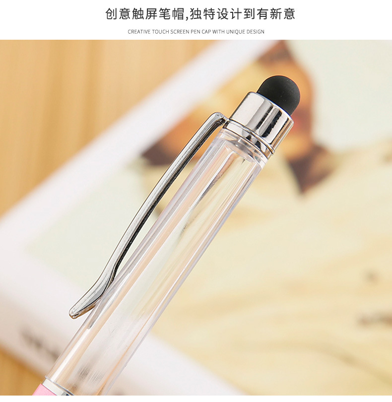 Five different colored transparent pen body styluses, ipad pens, universal capacitive pens pic 9