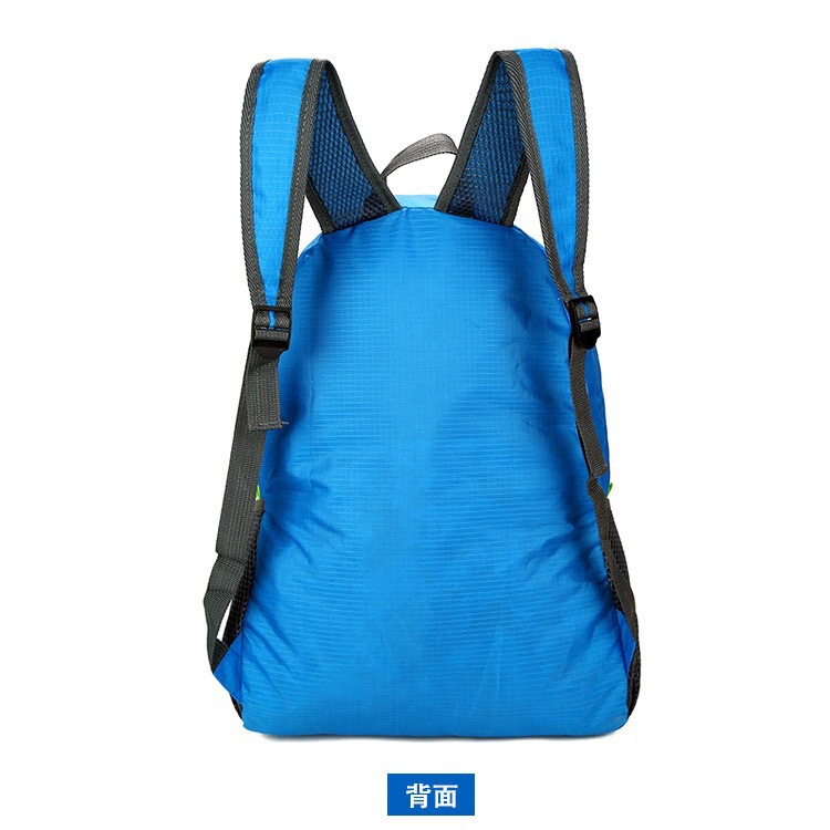 韩版折叠轻便牛津布书包双肩包礼品户外登山旅行背包折叠收纳包详情6