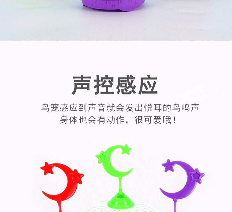 Voice-controlled luminous birdcage, birdcage, pigeon cage, wooden birdhouse, huge parrot warm nest, pet birdhouse, home decoration pic 2