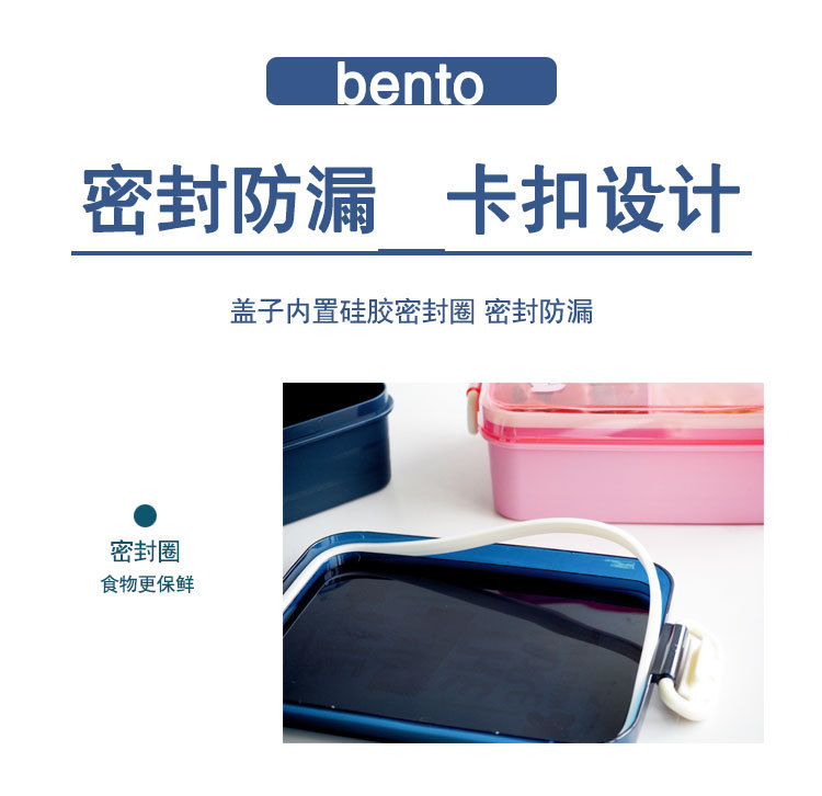 Bangduo - Customized Lunch boxes, Microwave Double-layer Bento boxes, Plastic Japanese lunch boxes, student and office worker lunch boxes pic 5