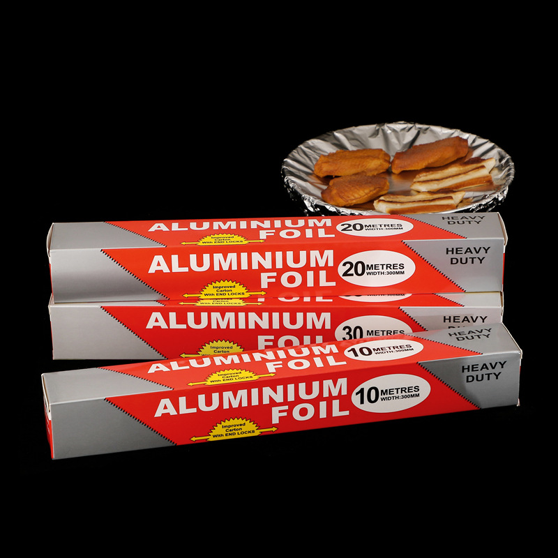 Barbecue and fish tin foil paper, household aluminum foil paper, thickened tin foil paper, kitchen baking tools, disposable barbecue paper pic 11