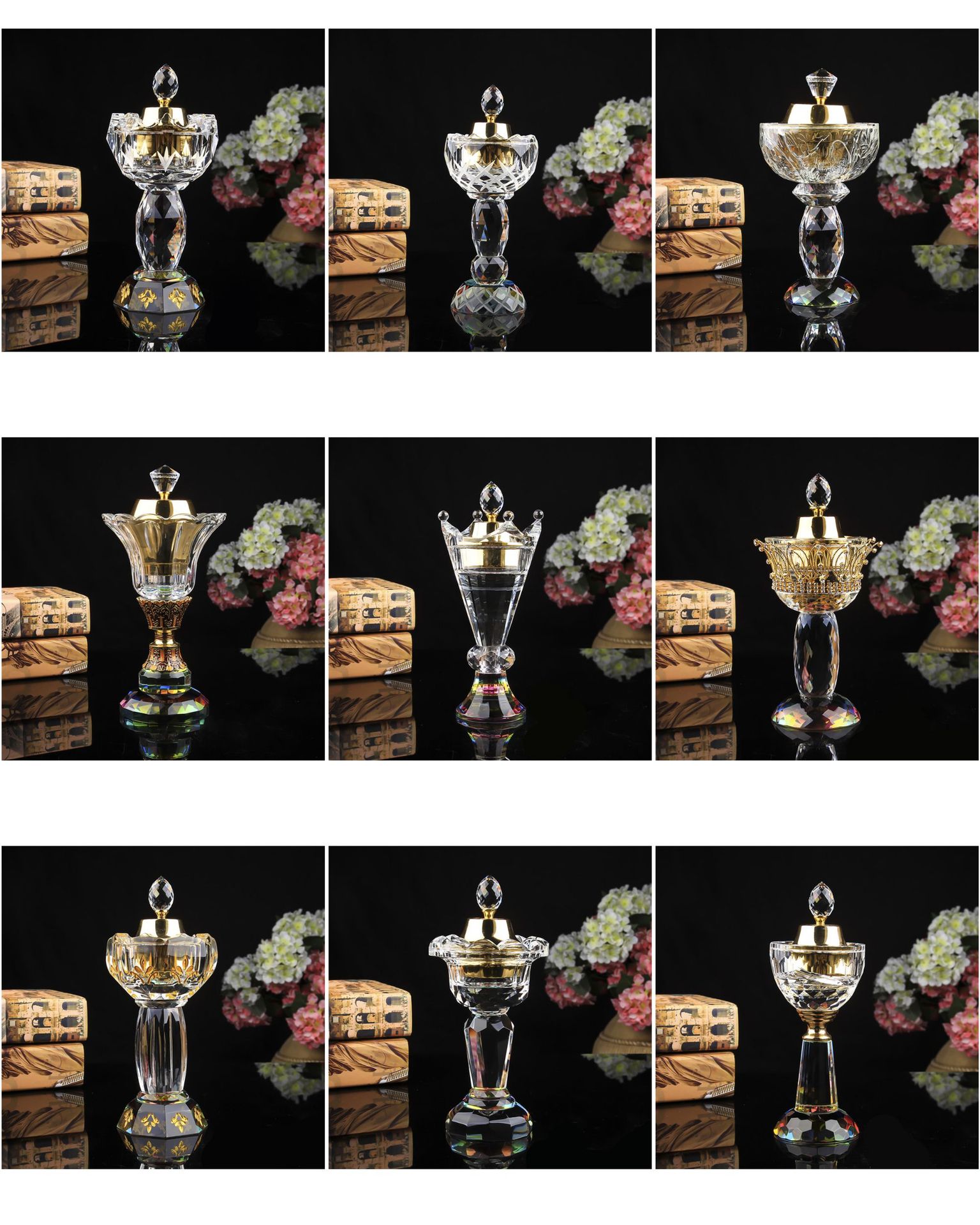 厂家直销沙特阿拉伯水晶熏香炉碳炉直烧香丸佩戴熏香异域风情详情13