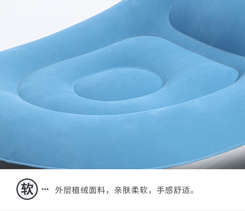 Xanuoduoji factory direct sales lazy sofa, inflatable foldable velvet sofa set, inflatable outdoor sofa pic 16
