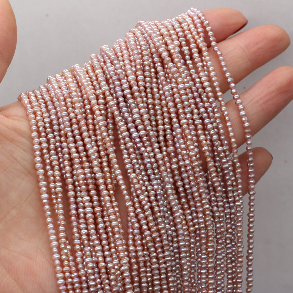 Exquisite natural freshwater pearl potato beads DIY jewelry accessories, handcrafted jewelry necklaces, semi-finished product production and wholesale pic 16