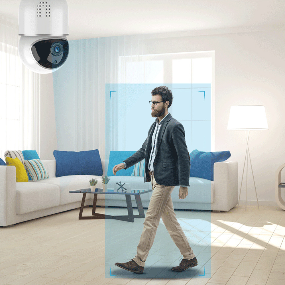 TUYA Smart Remote Cloud Storage Camera, high-definition swing head Small U camera, indoor home monitor pic 6