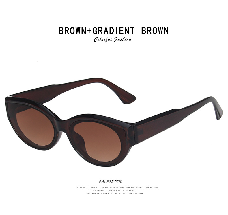 Cross-border European and American personalized sunglasses 2020 new retro hip-hop oval sunglasses Street style trendy and fashionable sunglasses pic 11