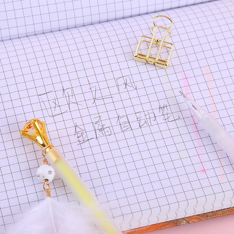 Oufeiya 5380 Diamond and Pearl Pendant, Activity Pencil, Cute and girlish heart Pendant, Mechanical pencil, Office stationery pic 15