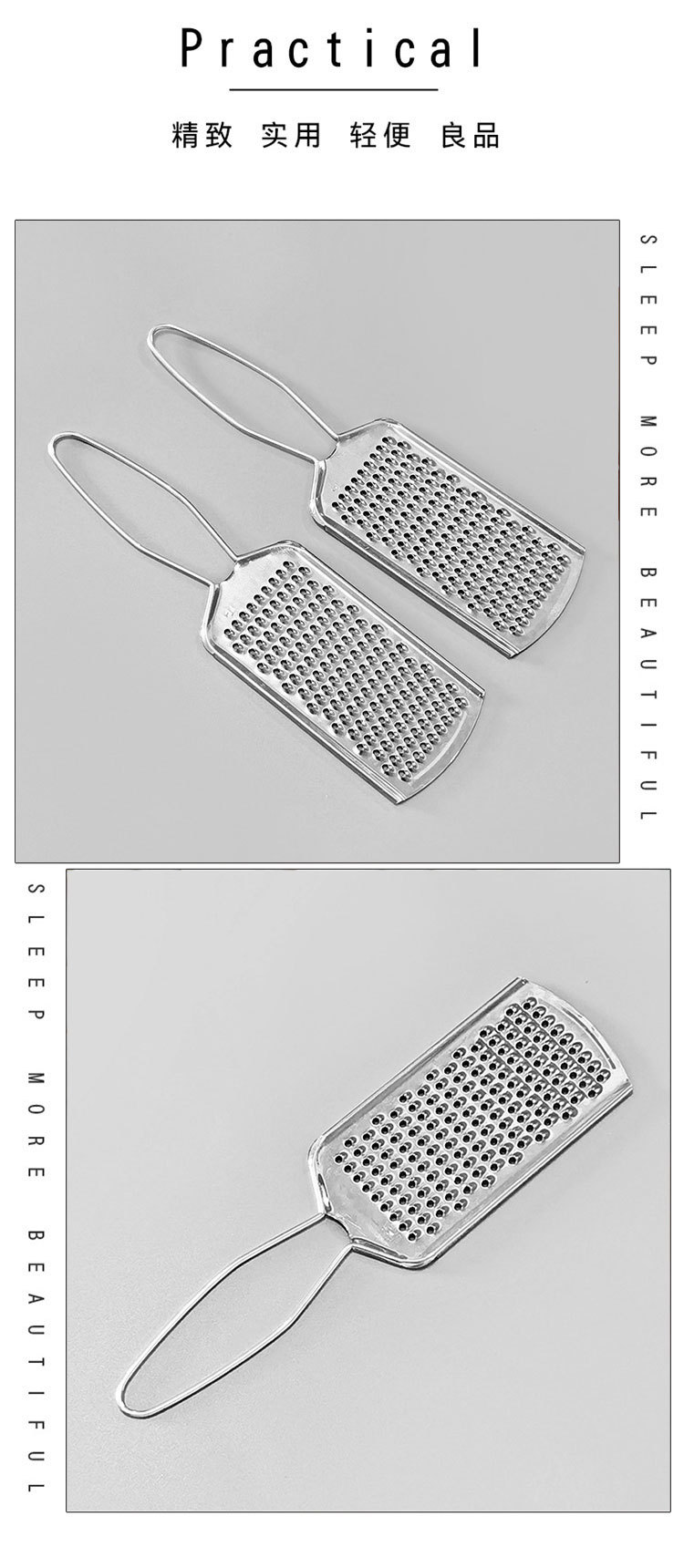 Kitchen cheese grater, cheese grater, ginger grater, grater, garlic grater, ginger grater, potato and radish grater pic 4