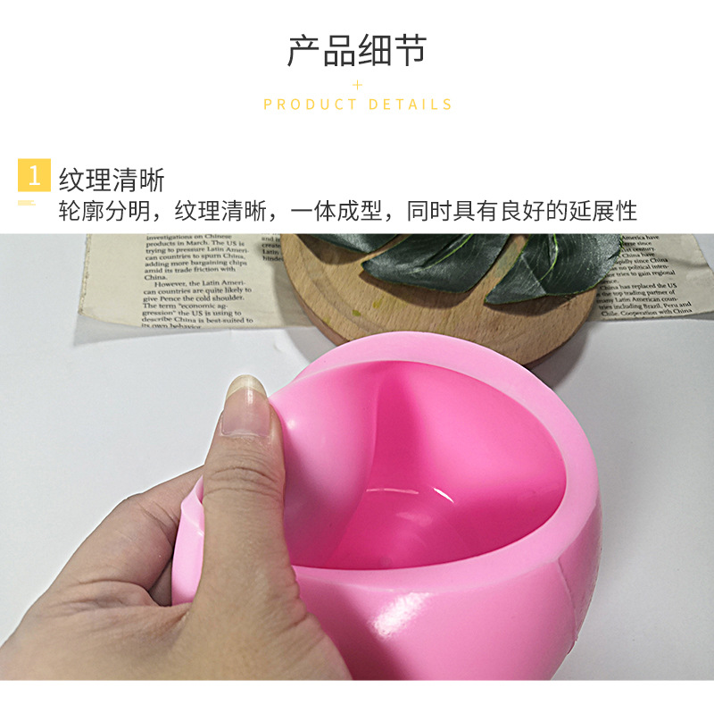 三信圣诞苹果硅胶模具DIY香薰蜡烛石膏慕斯蛋糕把烘焙详情6