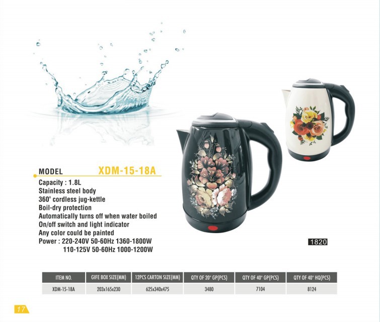 Wholesale electric kettles from cross-border e-commerce manufacturers for foreign trade export, featuring anti-dry burning, automatic power-off and durability pic 32
