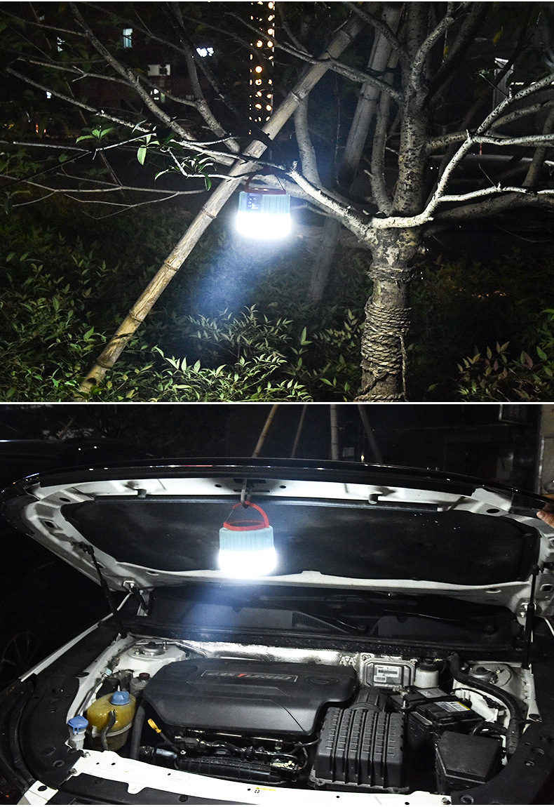 多功能太阳能充电遥控应急灯球泡灯露营灯帐篷灯夜市灯移动照明灯 pic 10