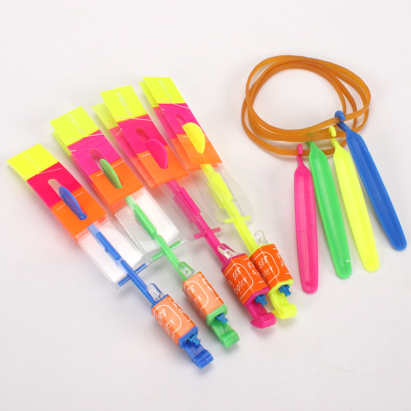 Red and blue dual-flash flying arrow ejection toys, luminous flying arrows, flying sky mushrooms, light Flying sky fairies, factory direct sales pic 7