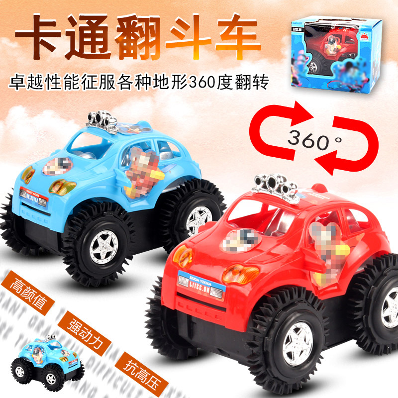 The electric toy car, the electric Mickey Mouse dump truck, will do a somersaults when encountering obstacles. It is a popular product at street stalls pic 14