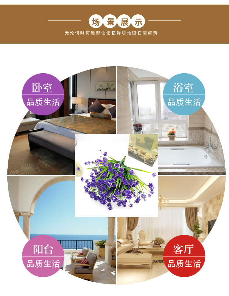 Amazon Spring grass camellia, small rose, corn, artificial flower bouquet, plastic artificial flower, outdoor UV-resistant artificial flower gift box, decorative items, indoor and outdoor decorative floral art pic 15