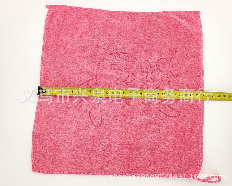 【 Zone 3-7 】 Hanging square towels 100 per pack 4000 per piece, one-yuan fiber square towels, face towels, soft absorbent quick-drying hand towels, face towels, hanging dish towels, scouring pads pic 7