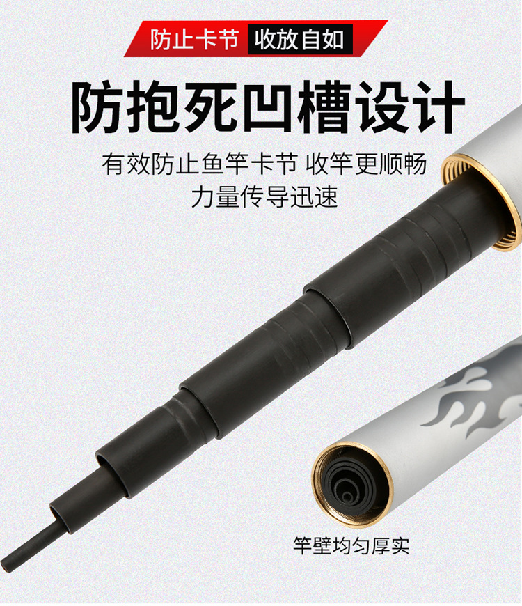Carbon carp fishing rod, fishing rod manufacturer, long section platform fishing rod, 28-tone fishing gear platform fishing rod, lure fishing rod pic 14
