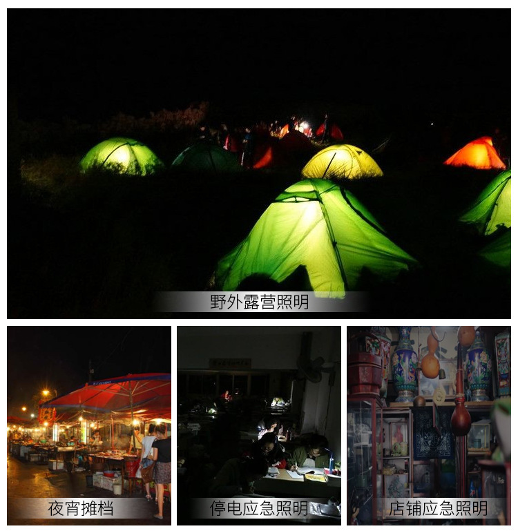 Wholesale of led high-efficiency bulbs for night market street lighting, 12V-85V emergency lighting fixtures, energy-saving bulbs pic 8