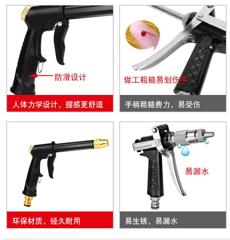 厂家供应高压洗车水枪套装家用洗车水枪软管套装四季柔软耐寒水管详情6
