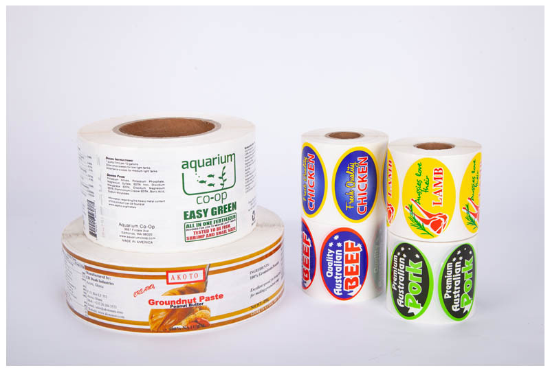Customized color roll self-adhesive label paper, logo self-adhesive label for daily necessities, coated paper pic 11