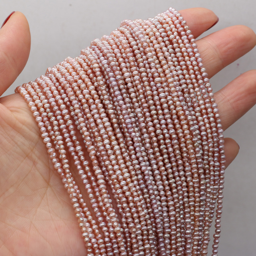 Exquisite natural freshwater pearl potato beads DIY jewelry accessories, handcrafted jewelry necklaces, semi-finished product production and wholesale pic 15