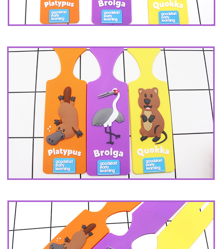 Katong Creative Cute animal luggage tags PVC soft rubber resin luggage tags promotional gifts pic 15