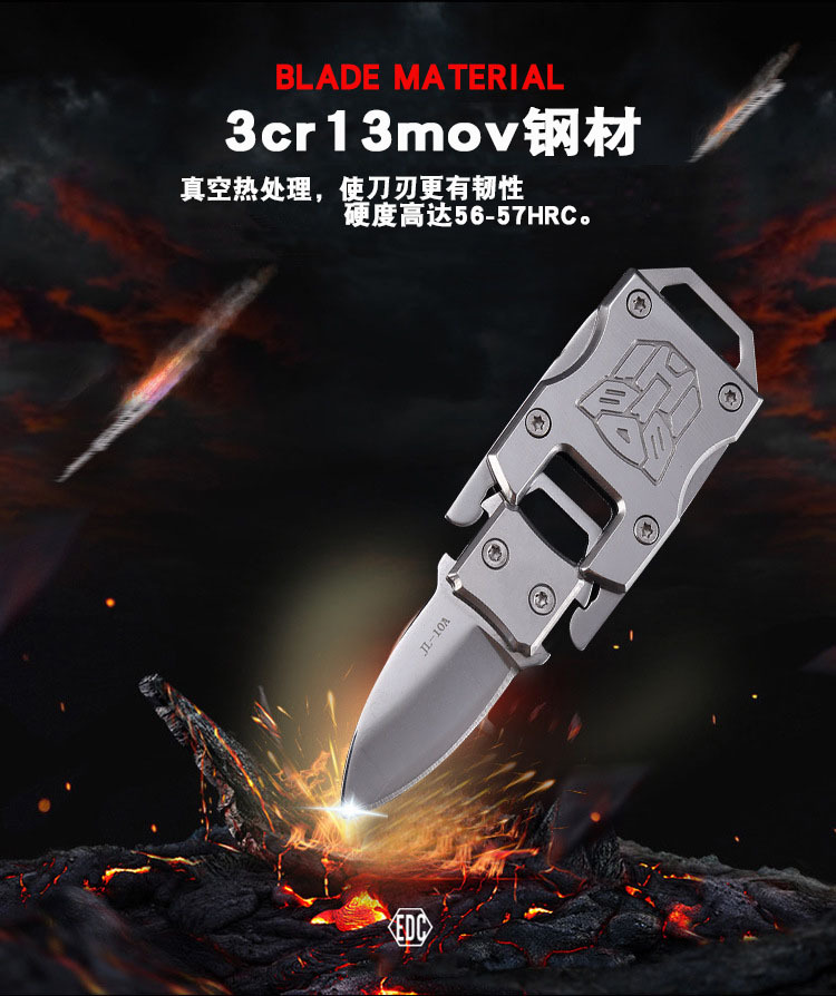 The multi-functional mini folding knife made in Yangjiang is a small outdoor survival tactical knife and a portable gift knife. It is lightweight and practical pic 5