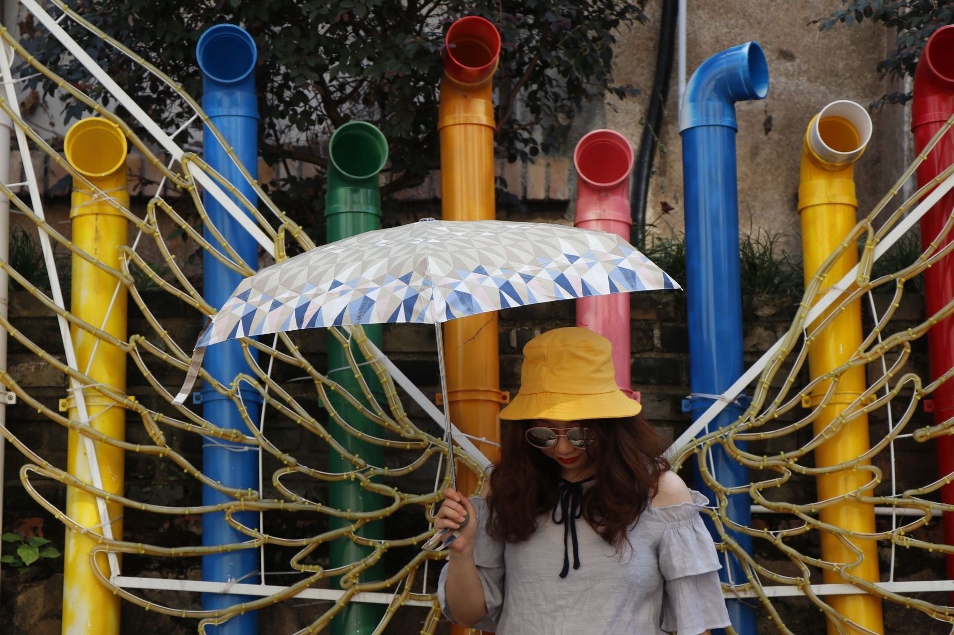 RST雨伞 日本风格遮阳伞 异域风情女士迷你五折口袋晴雨伞批发详情17