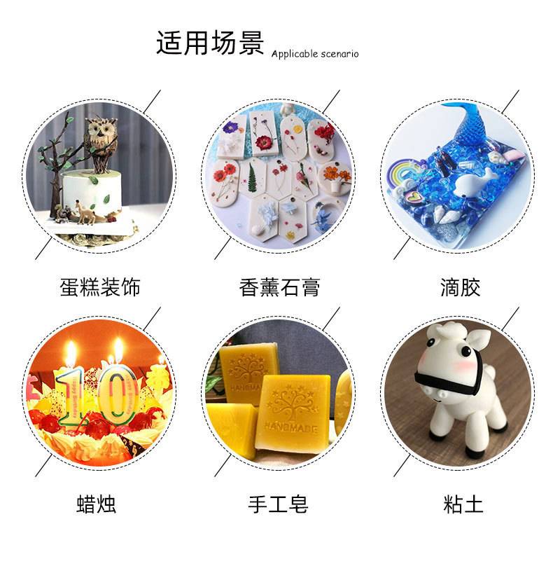 球王纪念手工蜡烛模具上帝之手香薰蜡烛拳头滴胶石膏摆件硅胶模具详情10