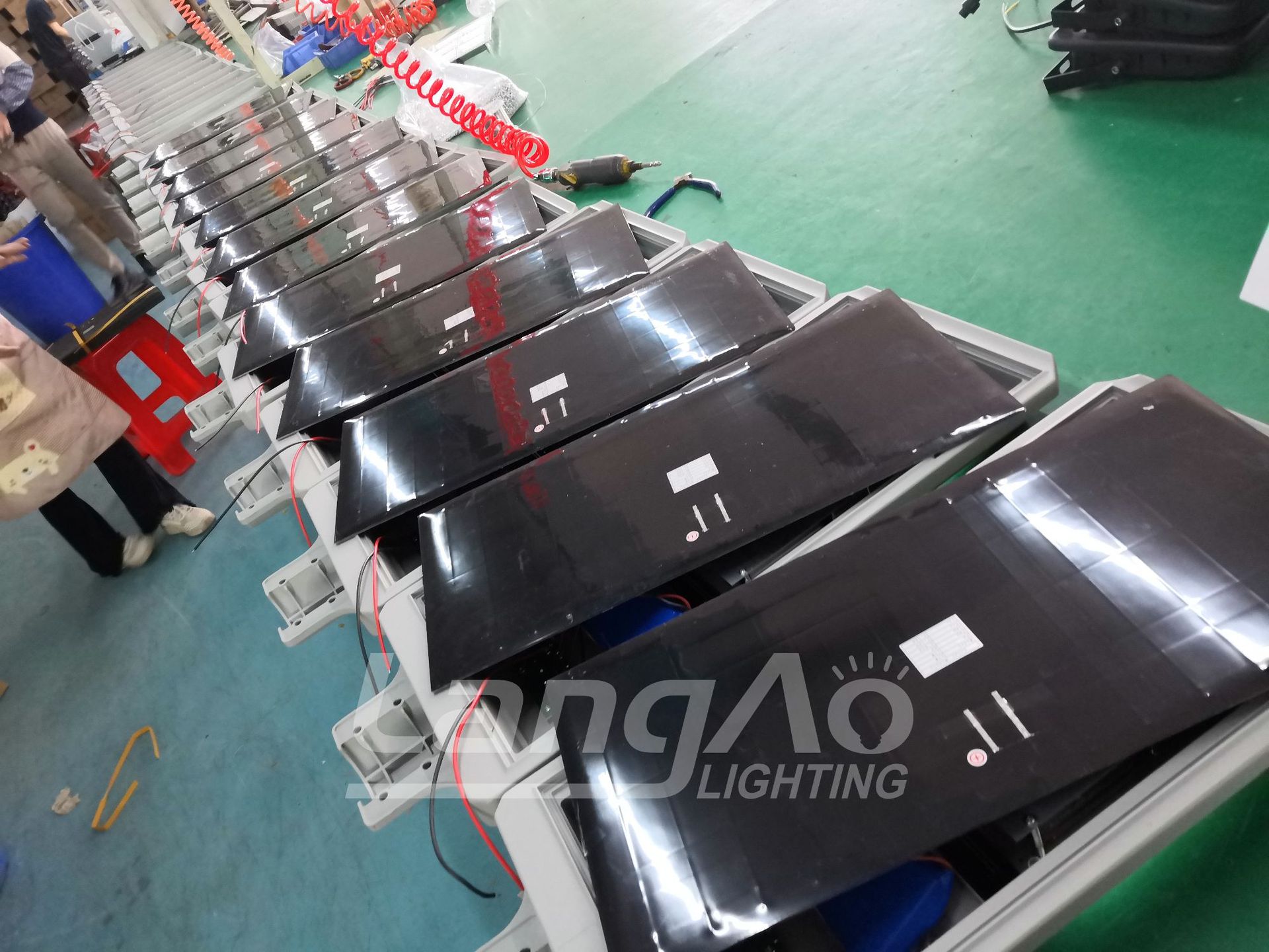 Solar integrated street lamp, LED lamp, solar lamp, 120W solar floodlight pic 29