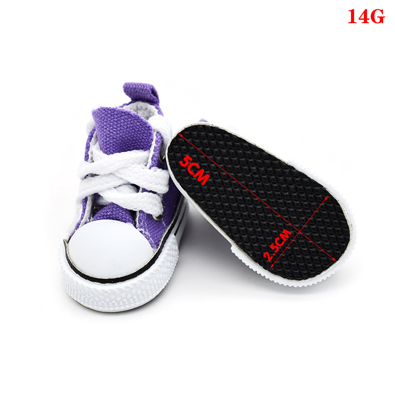20cm baby shoes, 6 points bjd6 points canvas shoes, 30 cm joint doll dress-up toy doll shoes pic 2