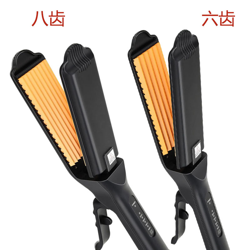 厂货直供批发外贸专业调温直发器电夹板拉直发玉米须烫蓬松直夹板详情6