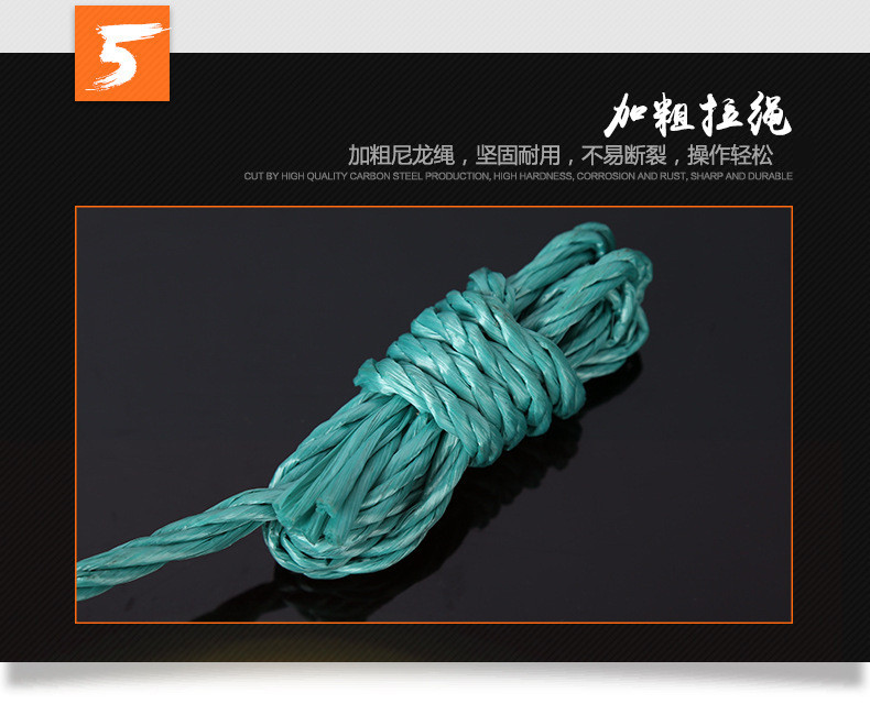 五金园林农用工具高空剪黑色带绳滑轮果枝剪枝剪带夹摘果高枝剪刀详情39