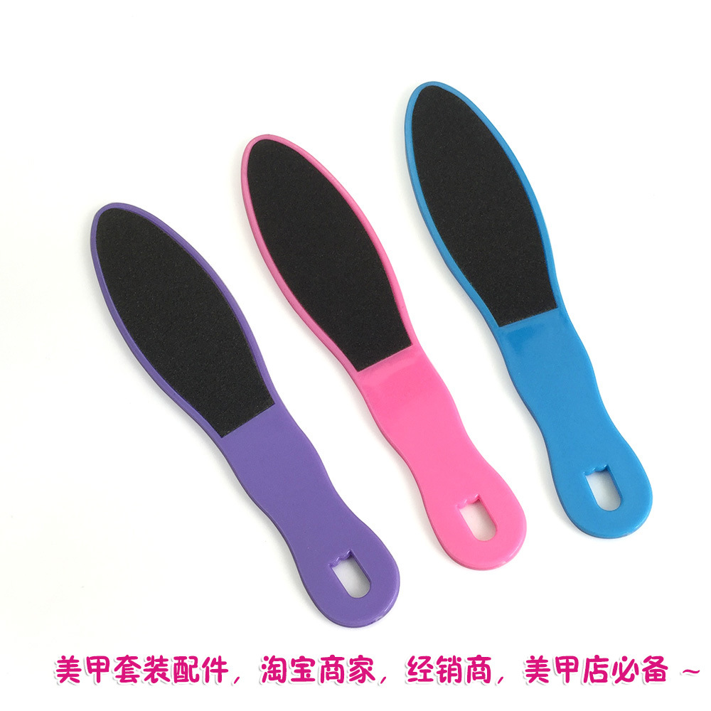 In stock: tear-off sandpaper, foot file, plastic handle, grinding, scrubbing dead skin, nail art calluses, double-sided wear-resistant scrubbing strips pic 5