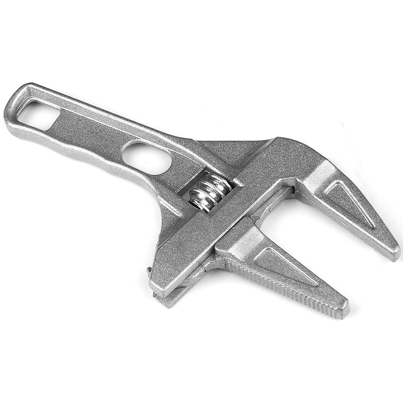 Bathroom wrench tool, multi-functional short-handle large-opening maintenance board, drain pipe, air conditioner adjustable wrench pic 4