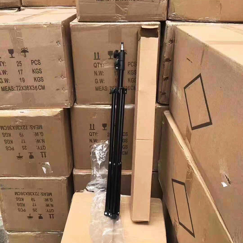 1.6m tripod telescopic metal floor-standing lamp stand, live streaming lamp, ring-shaped beauty lamp stand, mobile phone live streaming bracket pic 12