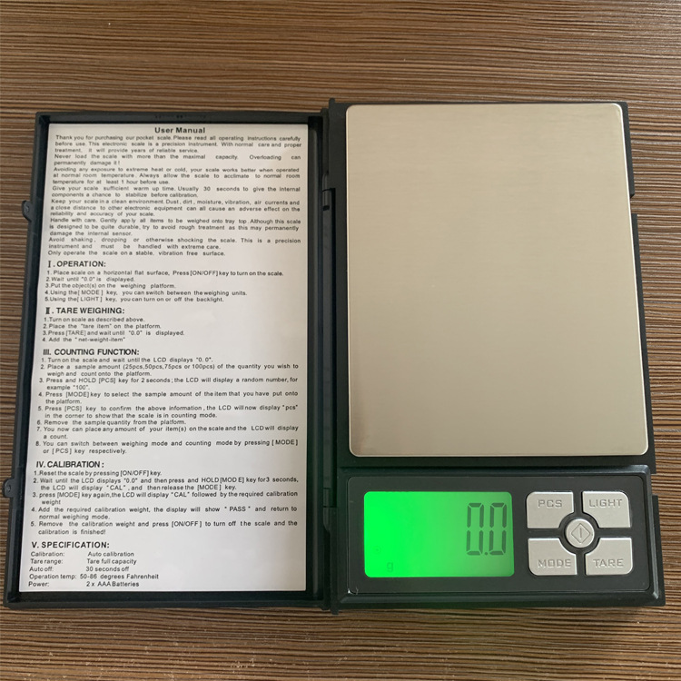 高精度珠宝秤迷你电子克秤OEM代加工贴牌定制电子秤 黄金口袋秤详情6