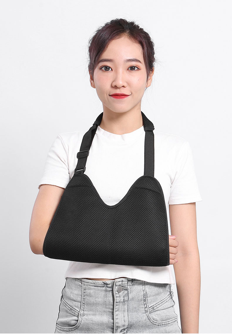 Wholesale anti-strangulation forearm sling wrist guard, fracture arm sling, forearm sling breathable neck, shoulder and wrist support fixation strap pic 11