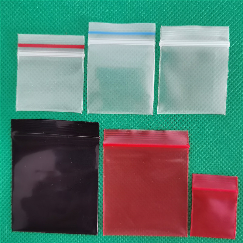 1045 slender self-sealing bag, transparent long sealing bag, square sealing bag, zipper bone molded tube, pe long plastic bag pic 15