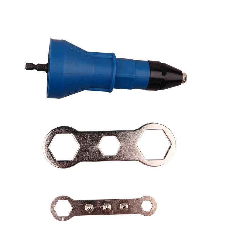 Electric rivet nut gun, riveting tool, cordless rivet drill adapter, electric riveting gun accessory set tool pic 21