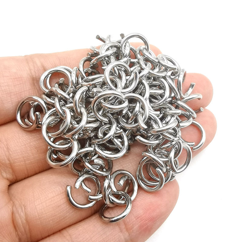 47 specifications of stainless steel open rings, closed rings, DIY jewelry accessories, bracelets, necklaces and connection rings are available for wholesale in stock pic 13