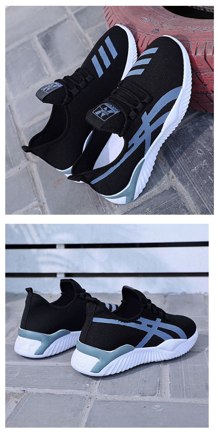 2025春季夏季新款男鞋网面透气休闲鞋青少年运动鞋飞织鞋男鞋批发详情93