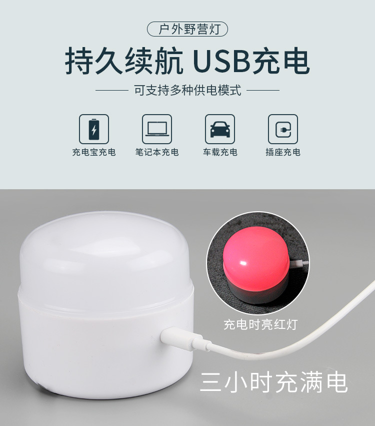 Factory wholesale of rechargeable bulbs, LED emergency lights, night market and street stall special lights, stall setting magic tools, camping emergency lighting pic 7