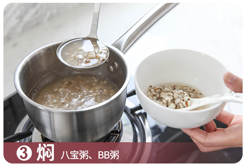 Taiban 304 stainless steel milk pot steamer, thickened five-layer steel, 14/16/18cm small pot, non-sticky for complementary food and noodles pic 17